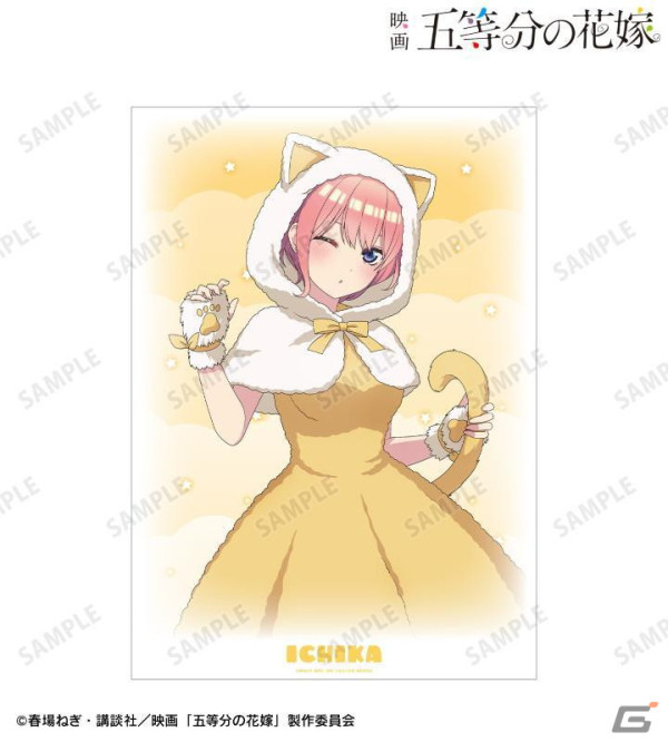映画「五等分の花嫁」動物もこもこ着ぐるみver.の描き下ろしイラストを使用したトレーディングアクリルスタンドパネルなどの受注がスタート！の画像8