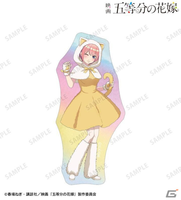 映画「五等分の花嫁」動物もこもこ着ぐるみver.の描き下ろしイラストを使用したトレーディングアクリルスタンドパネルなどの受注がスタート！の画像9