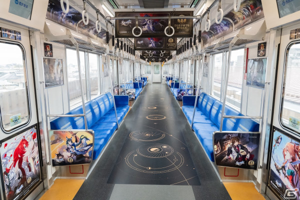「崩壊：スターレイル」スペシャルラッピングされた「スターレイル周年記念列車」の運行が西武池袋線で開始！名誉車掌に三月なのかが就任の画像3