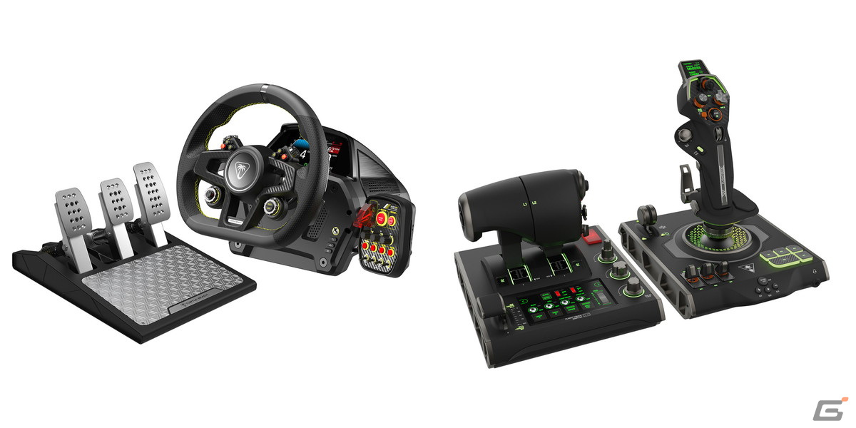 Turtle Beachのレーシングコントローラー「VelocityOne Race」とフライトコントローラー「VelocityOne Flightdeck」が4月12日より販売!の画像