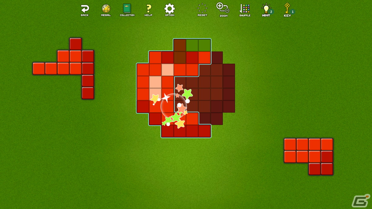パズルゲームアプリ「ドットピースパズル」のSteam版が4月11日に配信！お手本のドット絵が表示されない高難易度モード「クラヤミ」も実装の画像4