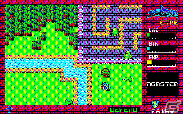 ハイドライド（PC-9801・Windows11対応版）」がプロジェクトEGGで
