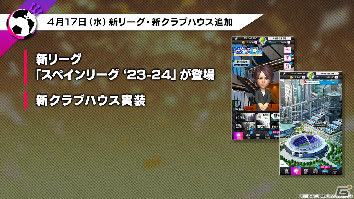 「サカつくRTW」で「キャプテン翼」とのコラボが決定！大空翼、日向小次郎らおなじみのキャラクターたちが選手として登場の画像