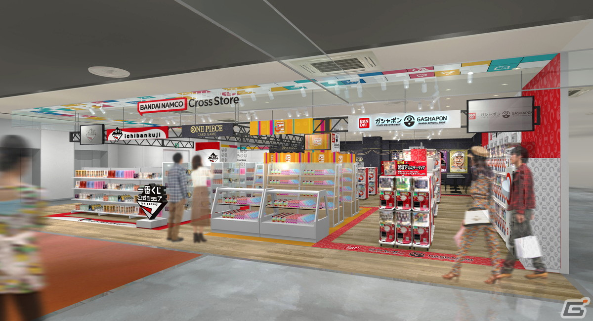 体験型リテール施設「バンダイナムコ Cross Store 心斎橋PARCO店」が4月19日にオープン！心斎橋にグループ各社のオフィシャルショップが集結の画像