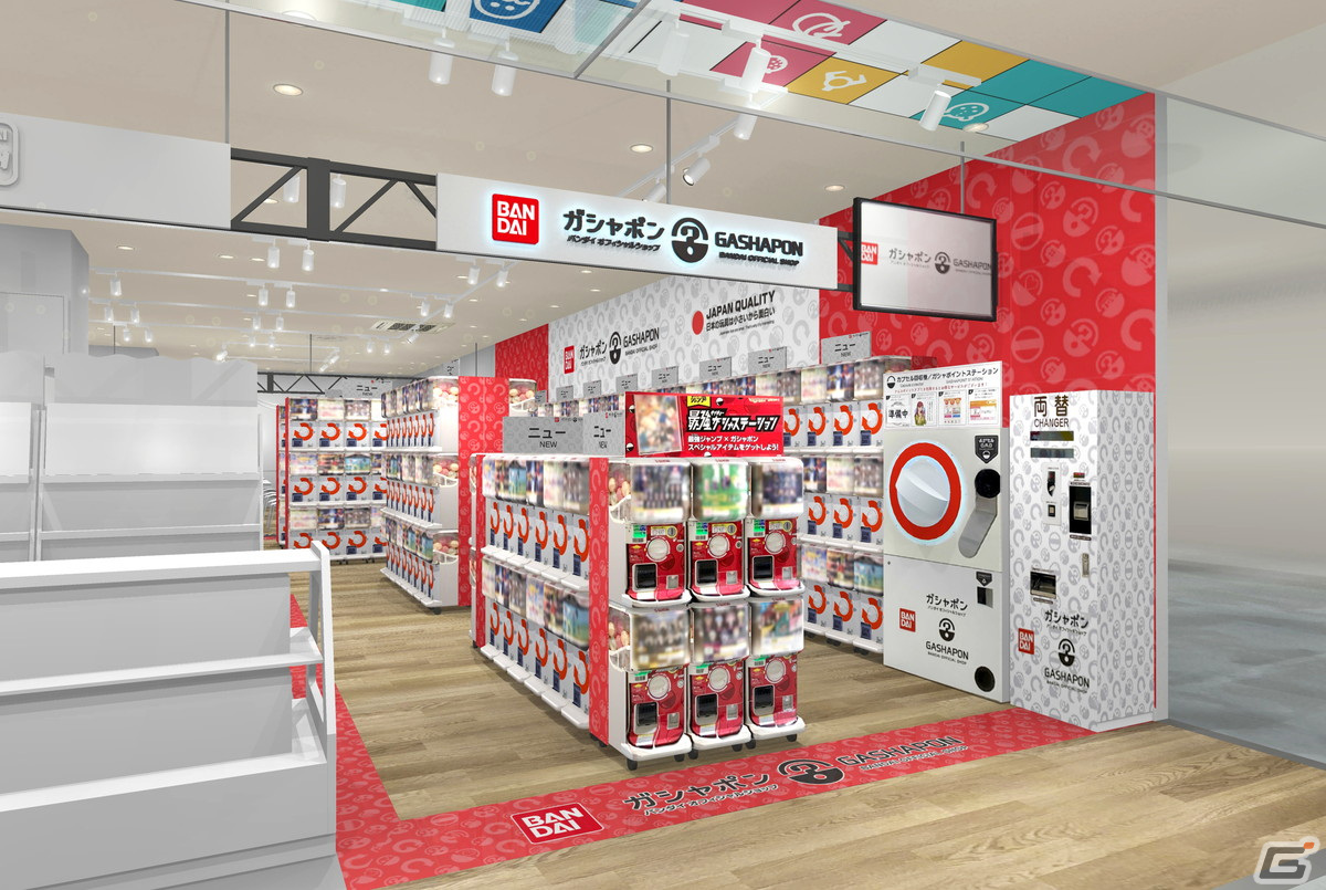 体験型リテール施設「バンダイナムコ Cross Store 心斎橋PARCO店」が4