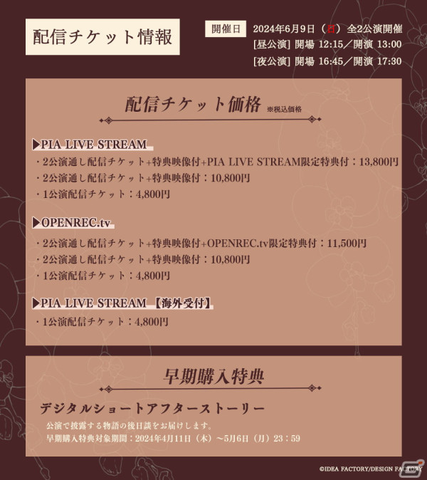 オトメイトドラマティックシアターvol.04「幻奏喫茶アンシャンテ -une tasse de cafe-」の配信チケットが4月11日より販売！の画像2