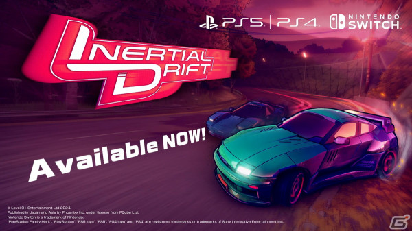 ツインスティックドリフトレースゲーム「Inertial Drift」PS5/PS4/Switch版が配信！追加DLCがセットになったバンドルもの画像1