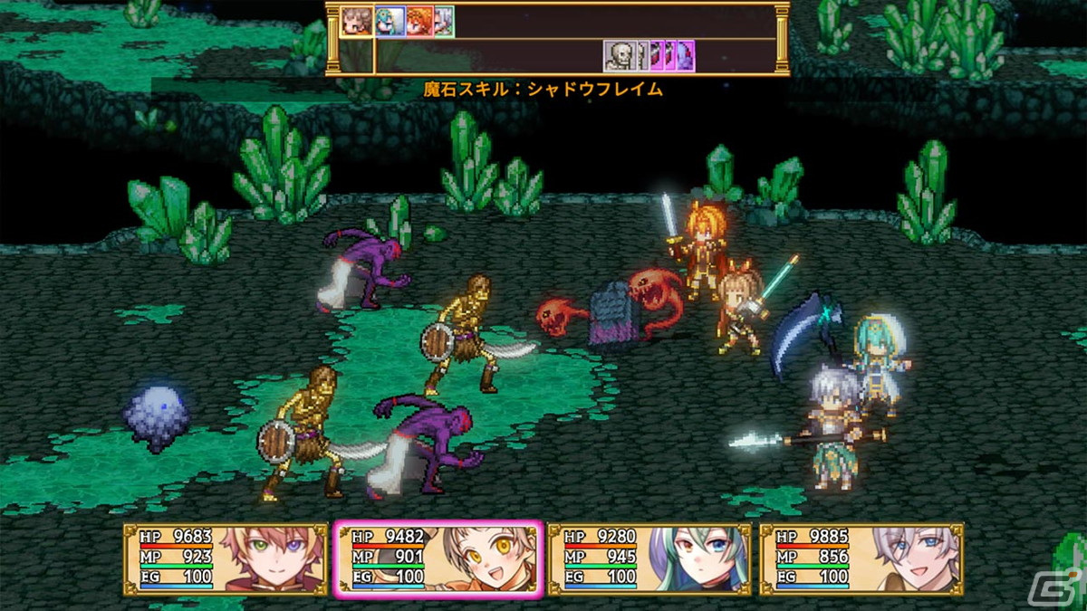 精霊収集RPG「双翼世界の精霊勇者」が配信！契約した精霊を使役する「精霊魔法」とスキルを吸収する「魔石スキル」を使い分けようの画像2