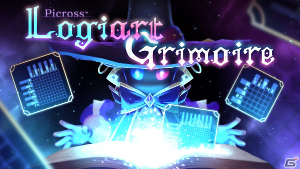ロジアートとフュージョンが合体したパズルゲーム「Picross -LogiartGrimoire-」が4月18日に配信！の画像1