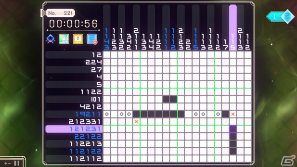 ロジアートとフュージョンが合体したパズルゲーム「Picross -LogiartGrimoire-」が4月18日に配信！の画像5