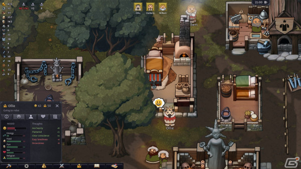 中世を舞台にした王国シミュレーションゲーム「Norland」の早期アクセスが5月16日よりSteamにて開始！の画像3