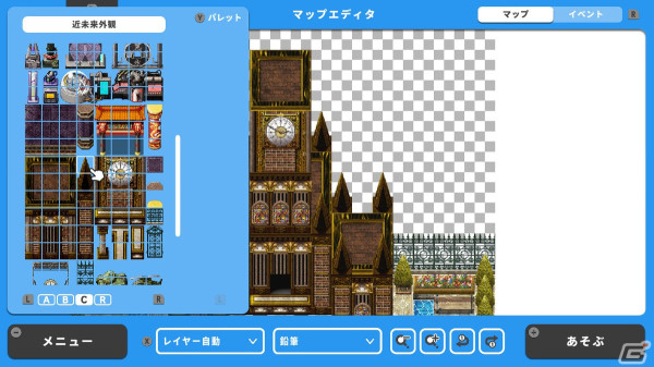 「RPG MAKER WITH」のSwitch版が発売！マップやキャラクターなどの素材を収録した追加DLCもの画像