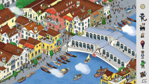 手描きアートで表現されたヴェネツィアでアイテムを探す「旅人ソフィア(Sophia the Traveler)」が配信開始!の画像