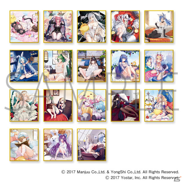 「アズレン」インプラカブル、ニュージャージー、雲仙のランジェリーをテーマにした描き下ろしグッズがマジくじオンラインに登場！の画像13