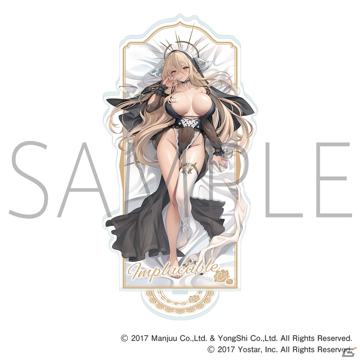「アズレン」インプラカブル、ニュージャージー、雲仙のランジェリーをテーマにした描き下ろしグッズがマジくじオンラインに登場！の画像