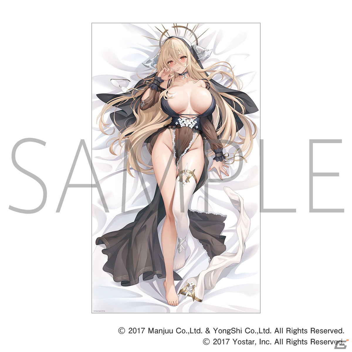 「アズレン」インプラカブル、ニュージャージー、雲仙のランジェリーをテーマにした描き下ろしグッズがマジくじオンラインに登場！の画像