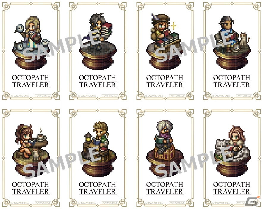 「オクトパストラベラー」書店コラボキャンペーンが開催!商品購入時にオリジナルカードをもらえるの画像