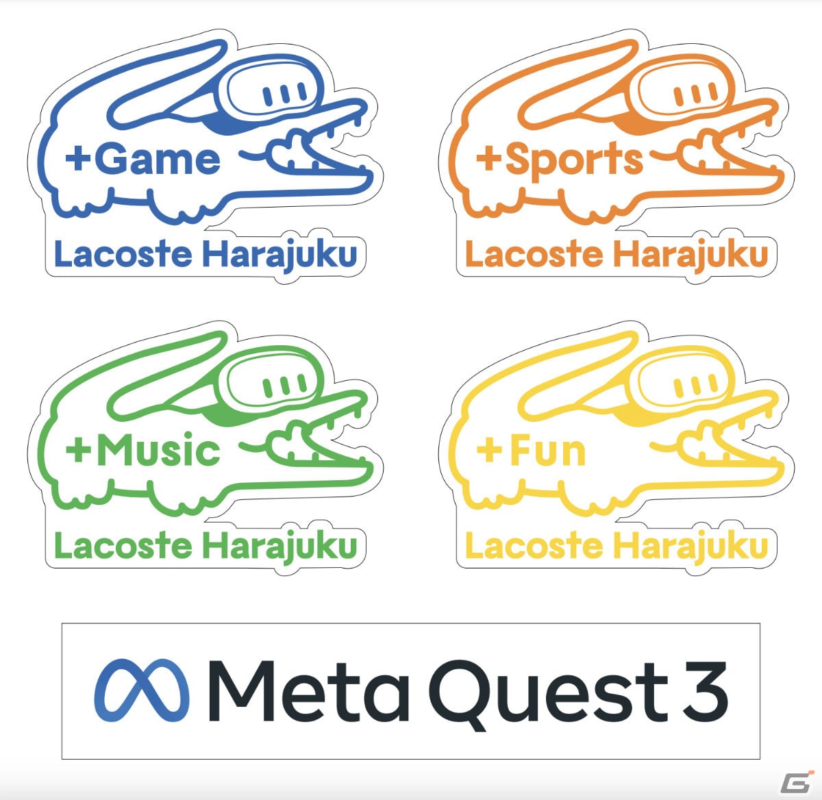 Meta Quest×Lacosteによる“世界最小のゴルフ場”がLacoste Harajukuに登場！VRゲーム「アルティメット スイング ゴルフ」を体験可能の画像3
