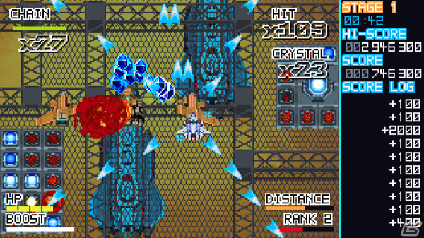 「Crystal Breaker」のPVが公開！近接攻撃と速攻破壊が重要な縦スクロールシューティングの画像2