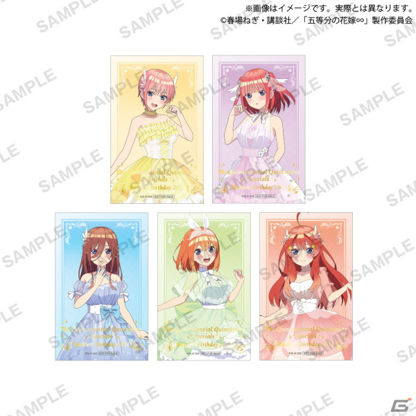 「五等分の花嫁∽ × GiGO Radiant Birthday 2024」が4月27日より開催決定！描きおろしイラストを用いたプライズ景品や五等分焼きが登場の画像3