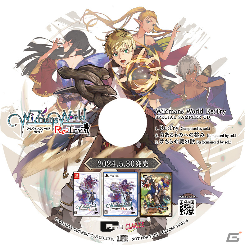 「ワイズマンズワールド リトライ」soLiが手掛けたメインテーマ「Re;Try」のMVが公開！「東京ゲーム音楽ショー2024」ではsoLiのサイン会もの画像