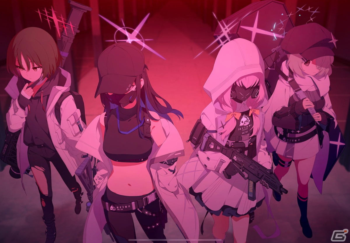 彼女らが所属する“アリウススクワッド”の“スクワッド”も、もとは軍隊用語で「部隊」を意味するもの。歴戦の特殊部隊感も納得か。