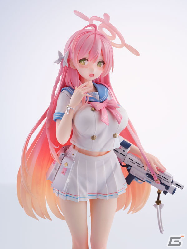 「ブルアカ」よりハナコの1/7スケールフィギュアが登場！DX Ver.では制服姿と水着姿を並べて展示可能の画像9