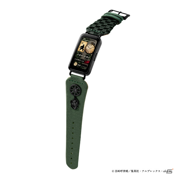 「鬼滅の刃」スマートウォッチの予約販売は4月24日より開始!西陣織で表現されたベルトや修業/睡眠がテーマの機能などこだわり満載の画像