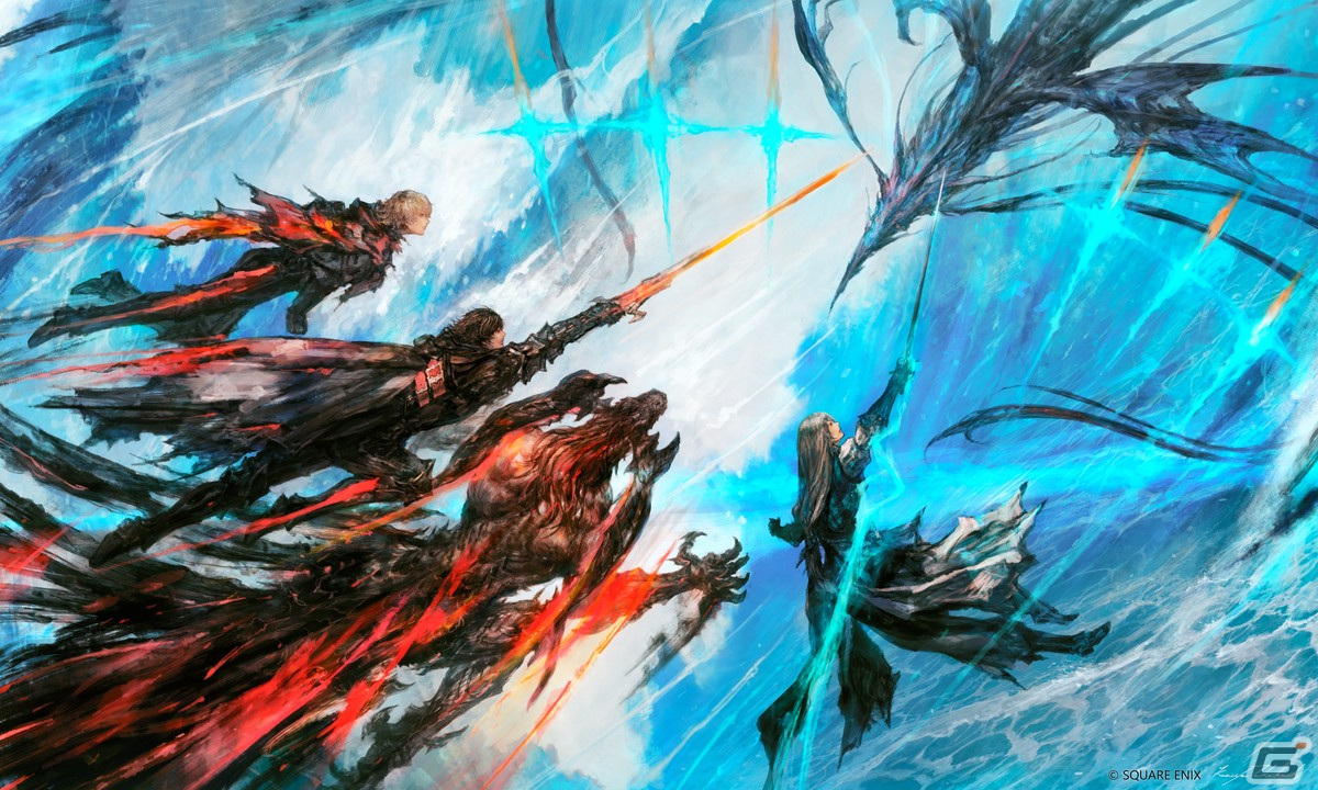 「FFXVI」のDLC第二弾「The Rising Tide《海の慟哭》」が配信！水の召喚獣《リヴァイアサン》の新規アートも公開の画像