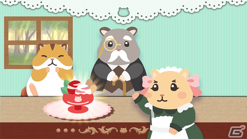 “おかし”なハムスターとパズルで遊ぶ育成パズルゲーム「はむぱふぇ ハムスターのスイーツパズル」が7月25日にSwitchで発売決定!の画像