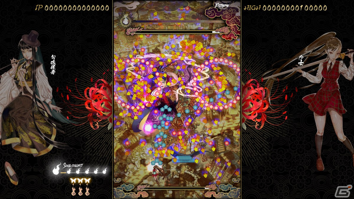 東洋ファンタジー弾幕STG「食魂徒 ～百花妖乱～」のSteam版が配信開始！ゲーム性や機能改善・補強を行った完全版の画像8