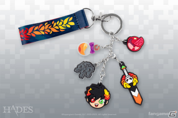 「HADES」ザグレウスとヒュプノスが可愛らしいデフォルメキャラクターになったキーホルダーとピンバッジがFangamer Japanより登場!の画像