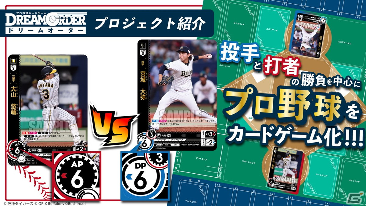 「プロ野球カードゲーム DREAM ORDER 発売直前記者会見」をレポート!8月24日に発売が決定したVol.3には2024年シーズンに活躍した選手が登場の画像