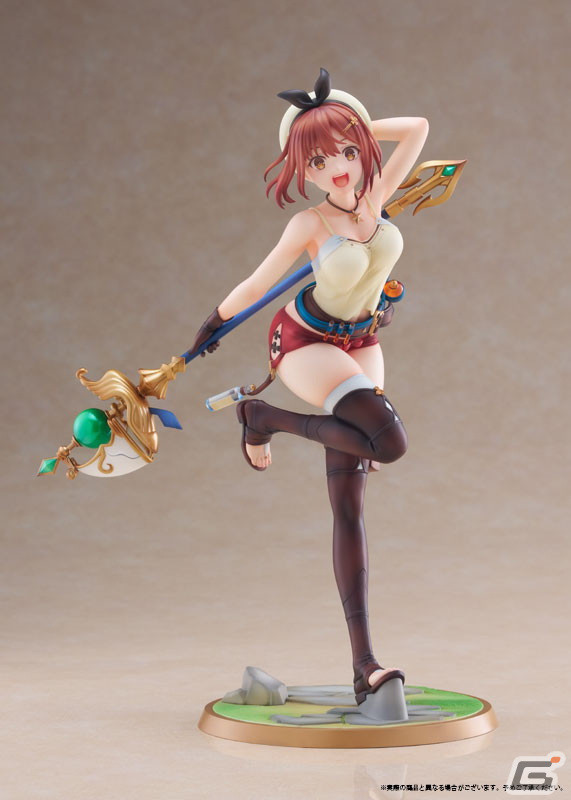「ライザのアトリエ ~常闇の女王と秘密の隠れ家~」よりライザがサマーアドベンチャー!Ver.の描き下ろしイラストでフィギュア化!の画像