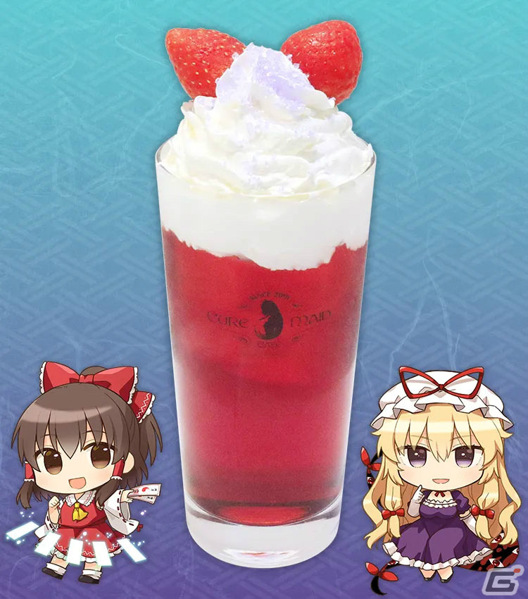 東方Project×キュアメイドカフェ「東方永夜抄20thカフェ」が4月26日より実施！妹紅や永琳、輝夜をイメージしたメニューやグッズが登場の画像