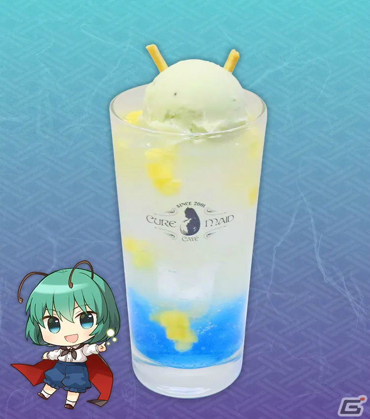 東方Project×キュアメイドカフェ「東方永夜抄20thカフェ」が4月26日より実施！妹紅や永琳、輝夜をイメージしたメニューやグッズが登場の画像