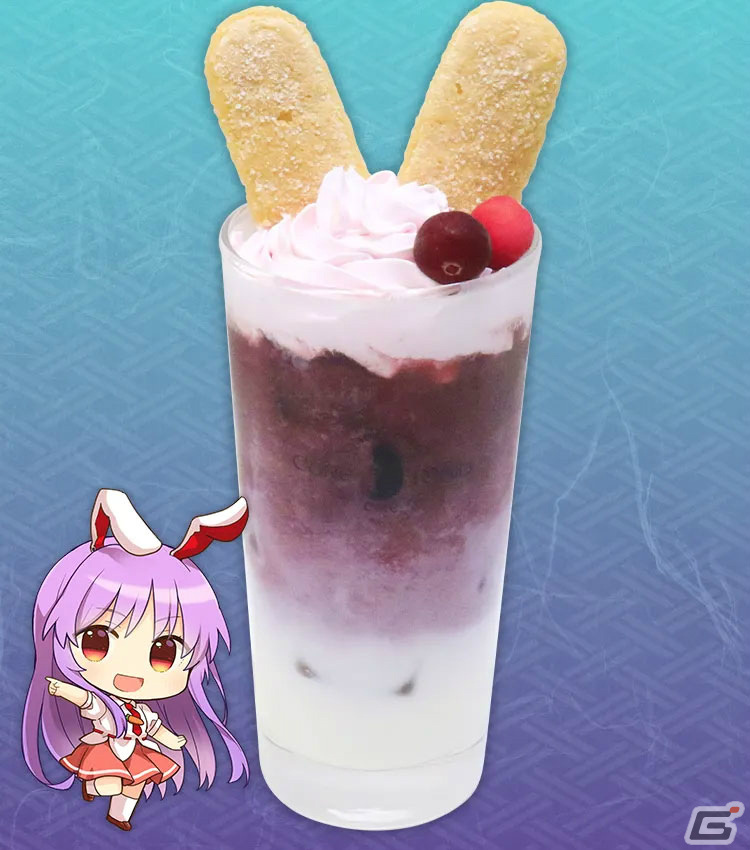 東方Project×キュアメイドカフェ「東方永夜抄20thカフェ」が4月26日より実施！妹紅や永琳、輝夜をイメージしたメニューやグッズが登場の画像