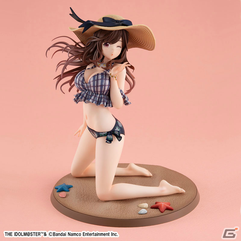 月岡恋鐘 フィギュア　ビ～ バップ海岸Ver. シャイニーカラーズ シャニマス」月岡恋鐘が“ビ～バップ海岸”の水着姿で立体化