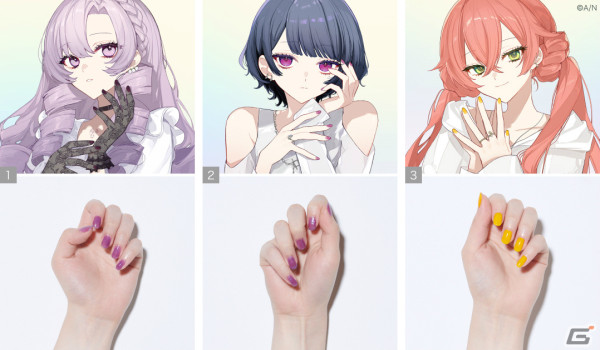 「にじさんじ」壱百満天原サロメさん＆IdiosとDinamisのコラボネイルコレクションが登場！の画像3