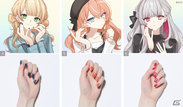 「にじさんじ」壱百満天原サロメさん＆IdiosとDinamisのコラボネイルコレクションが登場！の画像4