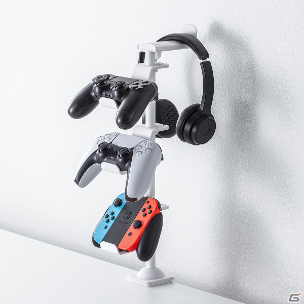 ゲームパッド3台とヘッドホンを縦に収納できるクランプ固定のスタンド「JY-STN2シリーズ」が発売！の画像16