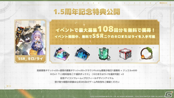 NIKKE 1.5周年 アクリルチケット NIKKE 1.5周年アクリルチケット