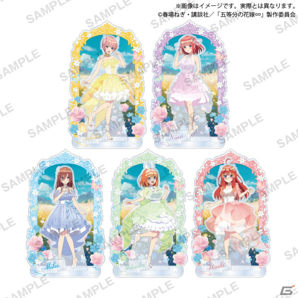 「五等分の花嫁∽×GiGO Radiant Birthday 2024」が4月27日に開催！妖精風ドレスをまとった五つ子の景品が登場の画像2