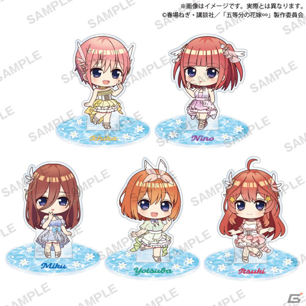 「五等分の花嫁∽×GiGO Radiant Birthday 2024」が4月27日に開催！妖精風ドレスをまとった五つ子の景品が登場の画像6