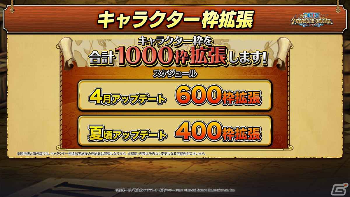 「ONE PIECE トレジャークルーズ」は5月12日で10周年!「共闘冒険」や「大宴スゴフェス」を追加するVer.14.0バージョンアップが実施の画像