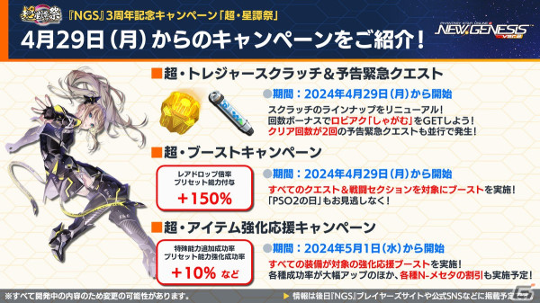 「PSO2 ニュージェネシス」で「コードギアス 反逆のルルーシュR2」とのコラボが決定！「超・星譚祭」や「アトリエ」コラボの続報もの画像4