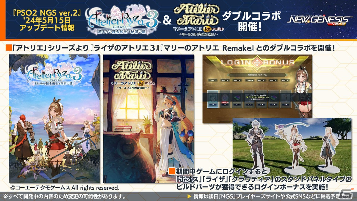 「PSO2 ニュージェネシス」で「コードギアス 反逆のルルーシュR2」とのコラボが決定！「超・星譚祭」や「アトリエ」コラボの続報もの画像