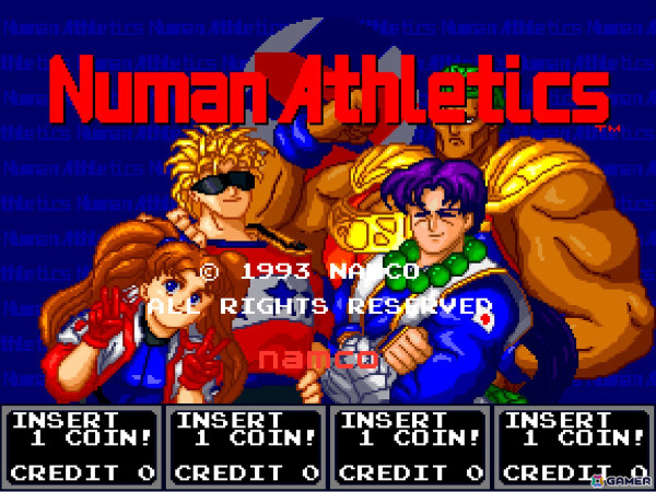 「アーケードアーカイブス ニューマンアスレチックス」が4月25日に配信！1993年にナムコから発売されたスポーツゲームの画像