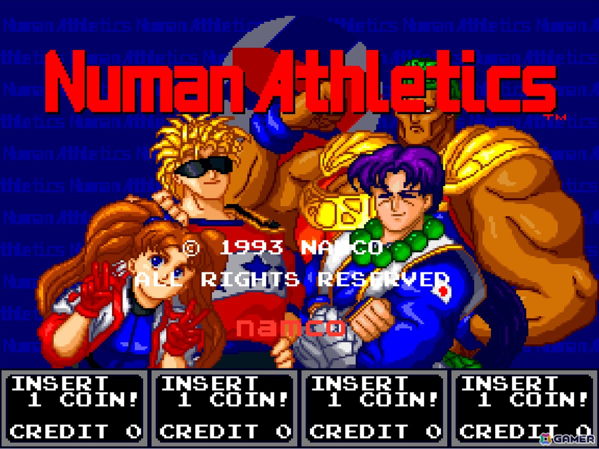 「アーケードアーカイブス ニューマンアスレチックス」が4月25日に配信！1993年にナムコから発売されたスポーツゲームの画像1
