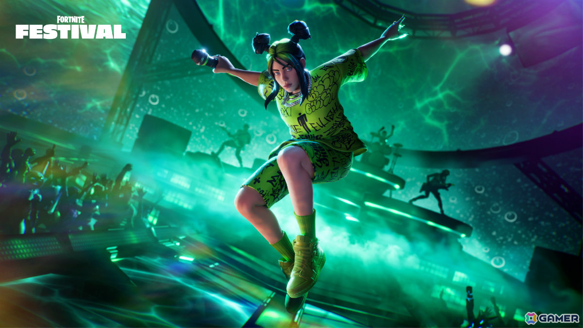 「FORTNITE FESTIVAL」シーズン3が開幕!ビリー・アイリッシュさんの楽曲や新たなコスチュームが登場の画像